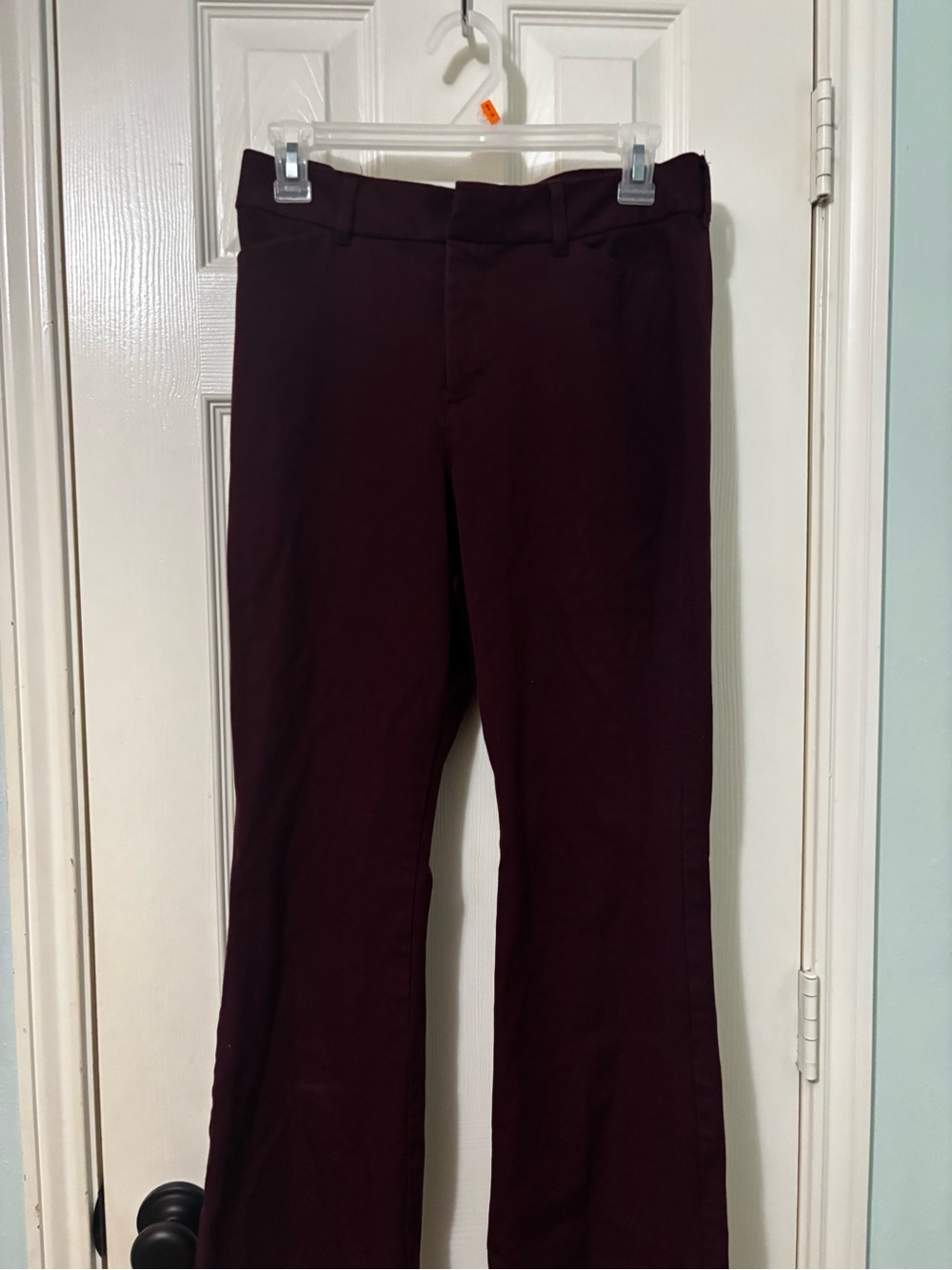 Womens Burgundy Dress Pants